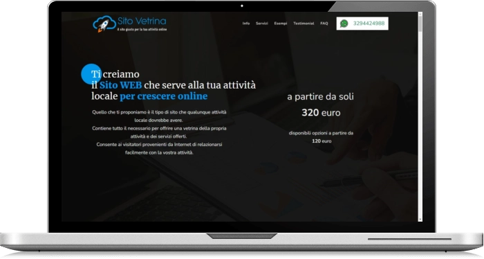 Sito Vetrina - Creazione Sito Web